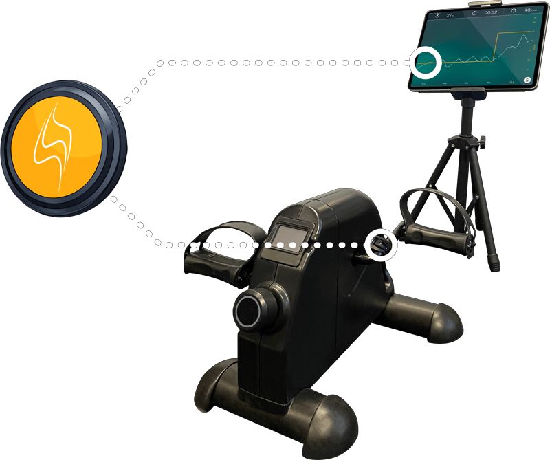 CycloSense, de sensor om thuis te fietsen in immersieve omgevingen